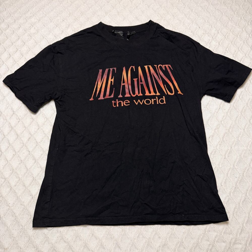 Tupac VLONE 2PAC ”Me against the World” BLACK XL T-shirt
